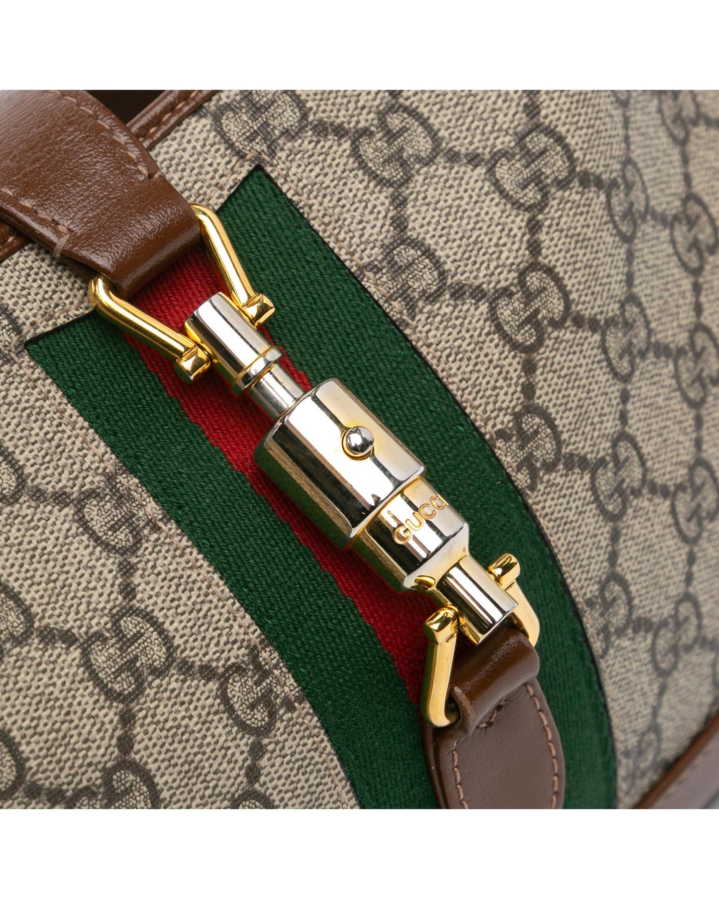 Small Supreme Jackie 1961 Crossbody with Leather Trim and Piston Lock Closure