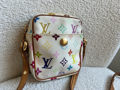 Louis Vuitton Rift Bag White Multicolore Takashi