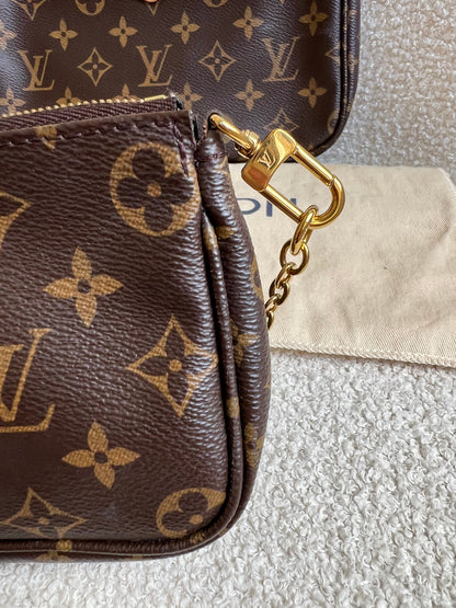 Louis Vuitton Multi Pochette Accessoires Khaki (RRP £2070)