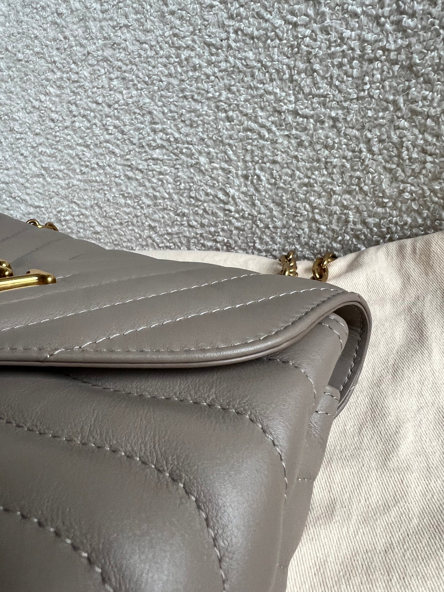 Louis Vuitton Taupe New Wave Chain Bag MM (RRP £2310)