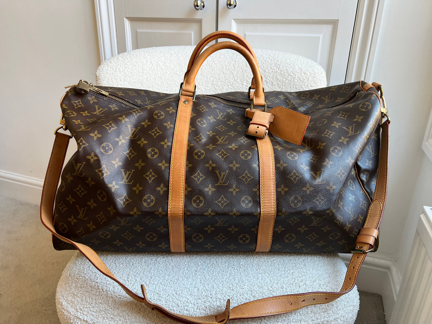 Louis Vuitton Vintage Keepall Bandouliere 60