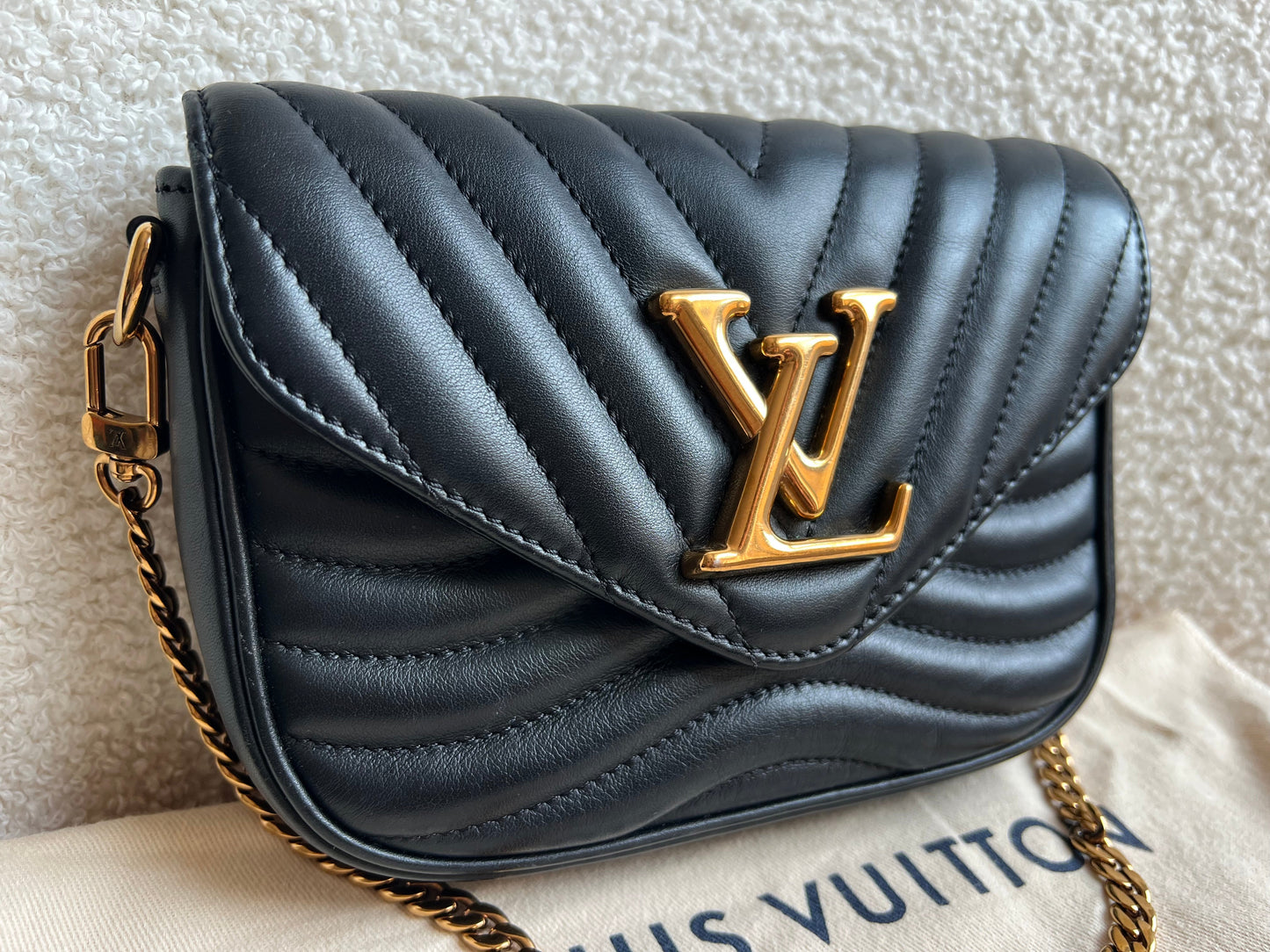 Louis Vuitton Black New Wave Multi Pochette (RRP £2070)