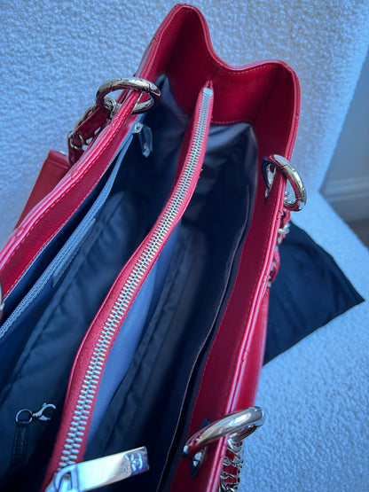 Chanel Red Caviar Grand Shopper Tote (GST)