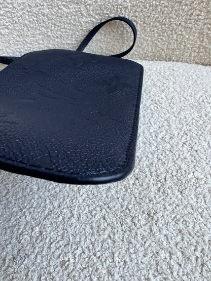 Louis Vuitton Pouch (from Neverfull) Navy Blue Empreinte