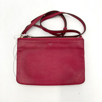 Celine Trio Crossbody Bag - Red Crossbody Bag LA375