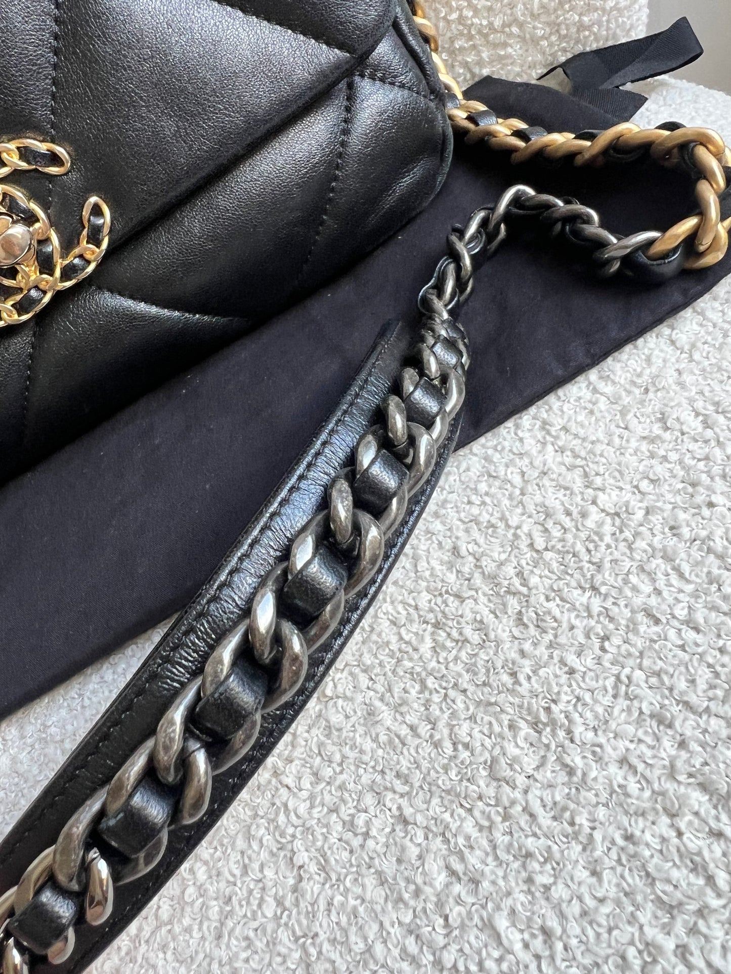 Chanel Small 19 in Black Lambskin (RRP £5,590)