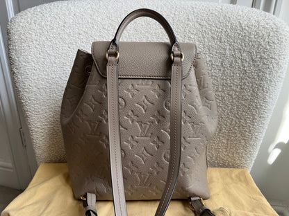 Louis Vuitton Tourterelle Montsouris Backpack Empreinte (RRP £2170)