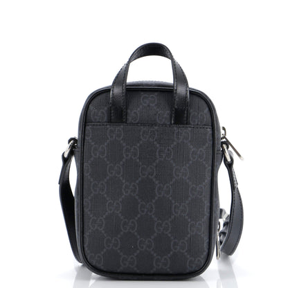 Interlocking G Patch Top Handle Crossbody Bag GG Coated Canvas Mini