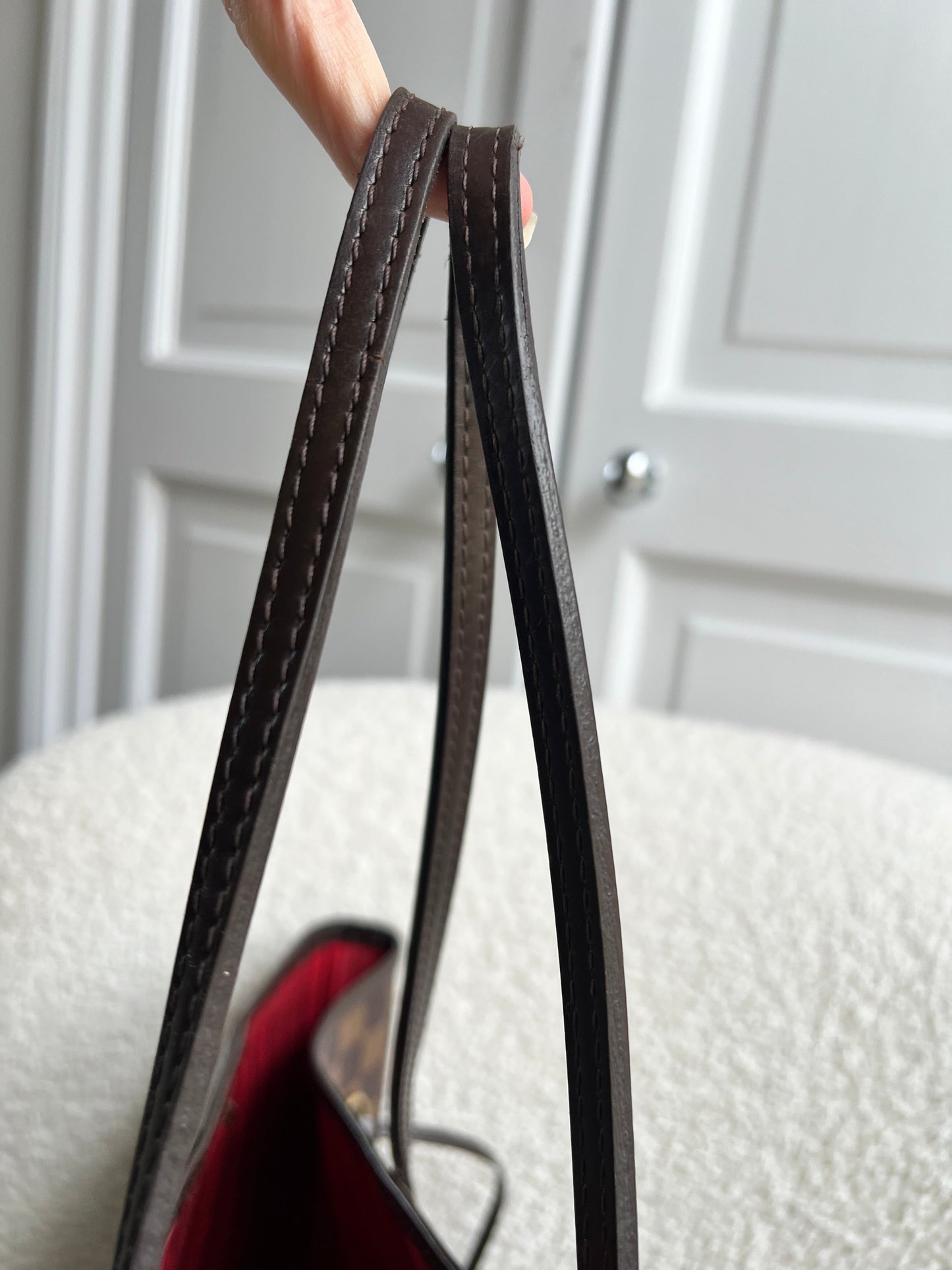 Louis Vuitton Neverfull MM Damier Ebene Cherry Interior (RRP £1,430)