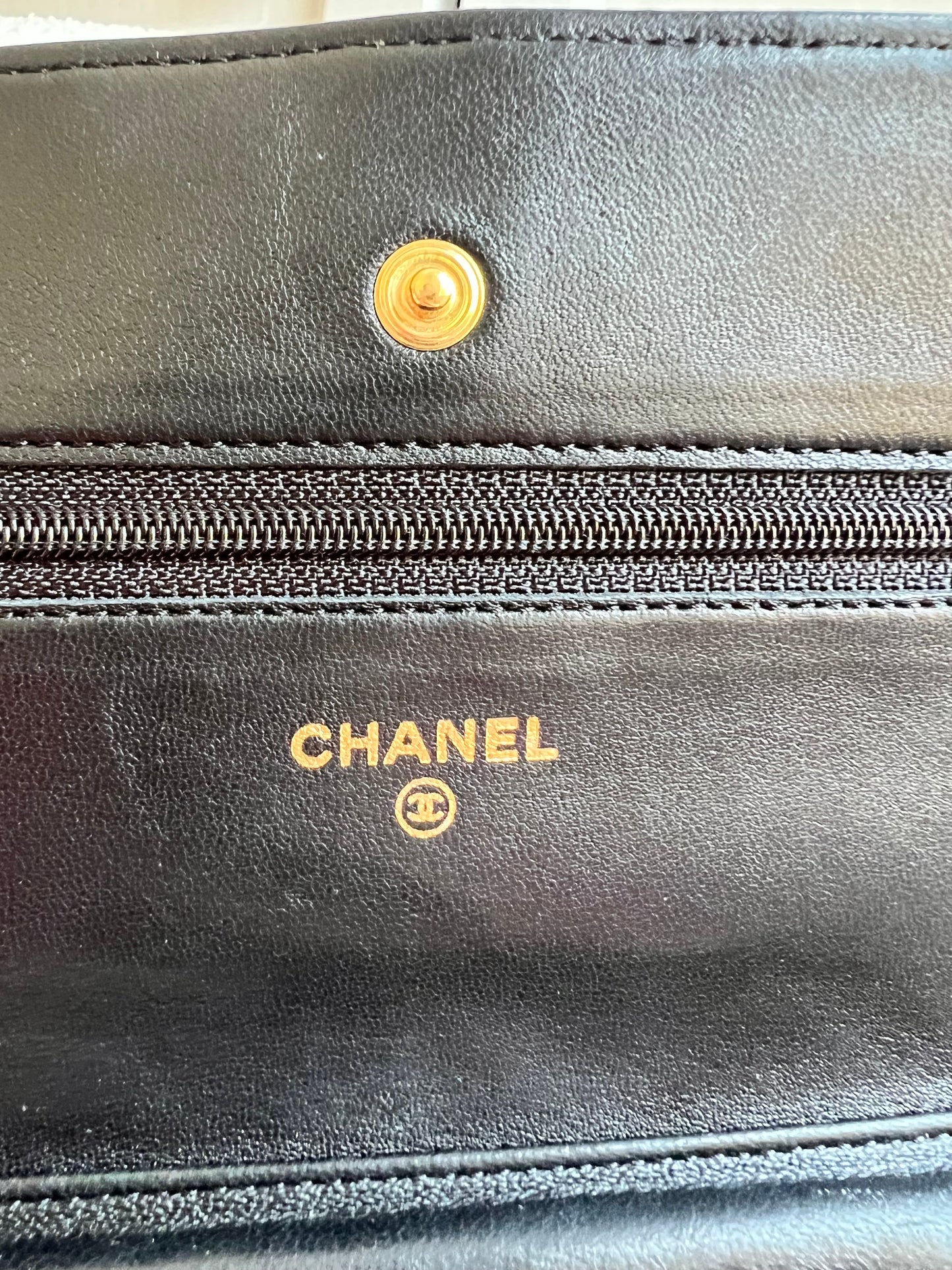 Chanel Wallet on Chain in Black Lambskin Gold Hardware (RRP £2,930)