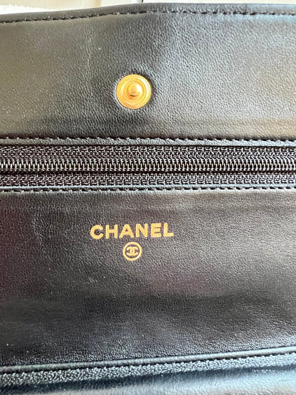 Chanel Wallet on Chain in Black Lambskin Gold Hardware (RRP £2,930)