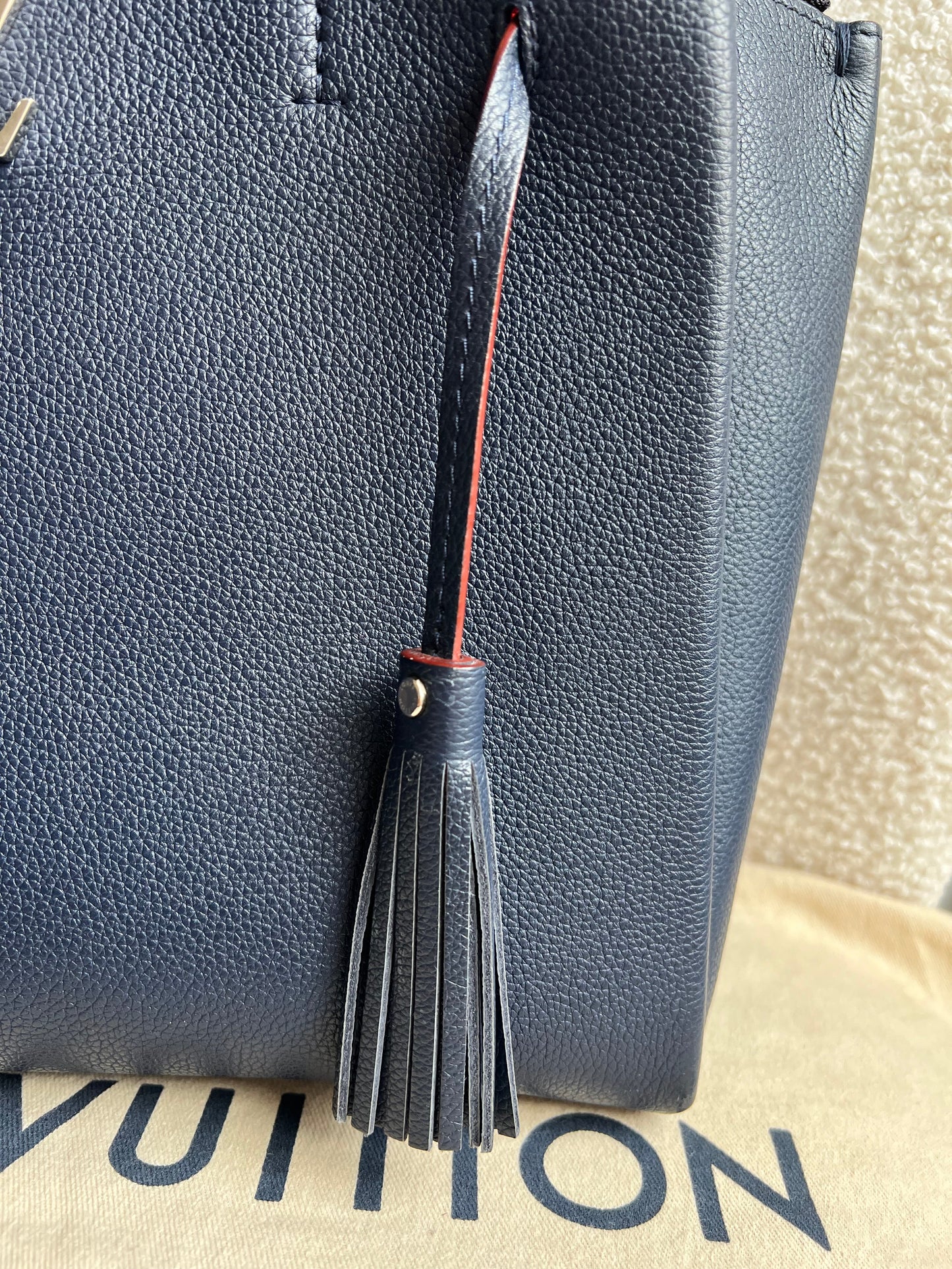 Louis Vuitton Lockmeto Bag in Marine Rouge