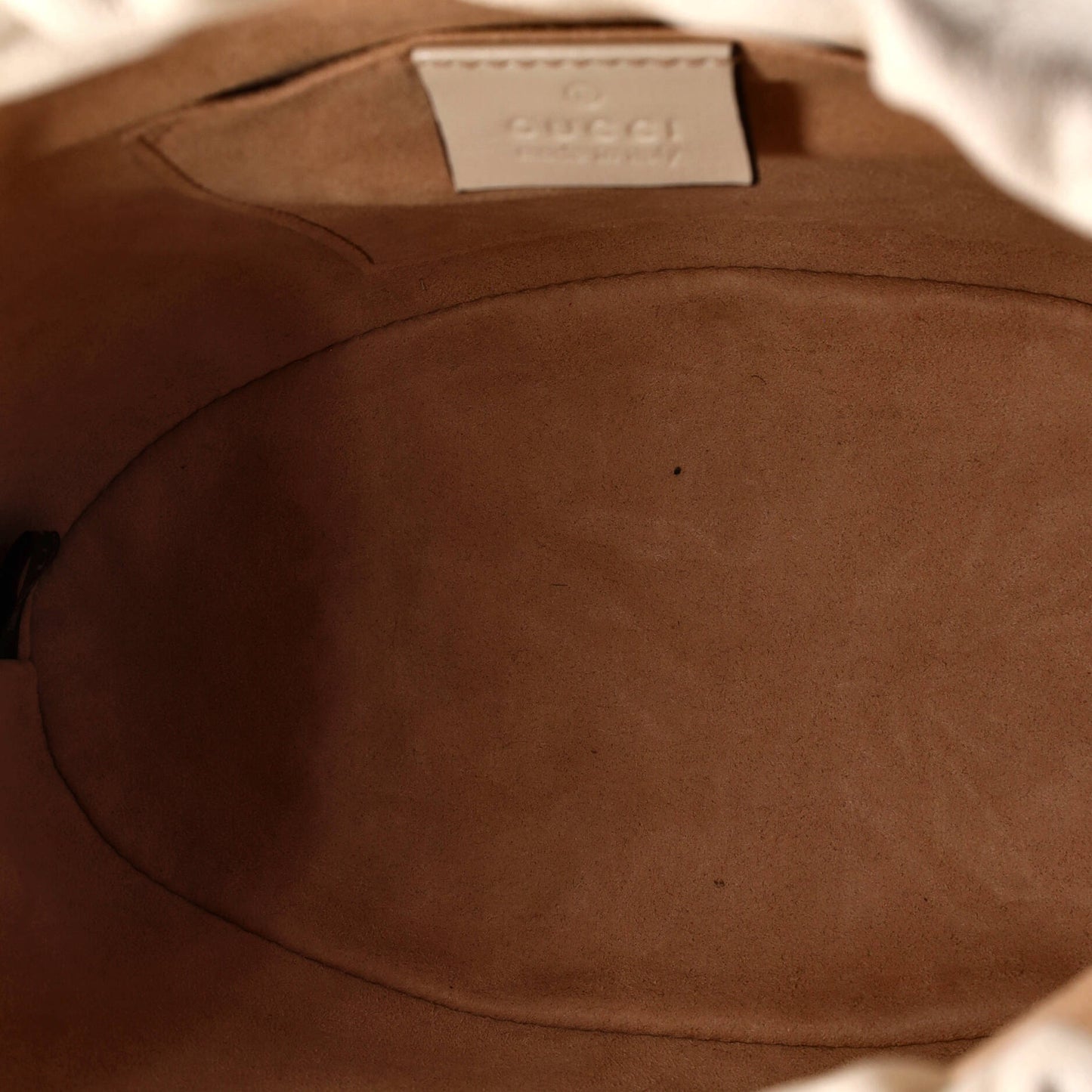 Horsebit 1955 Bucket Crossbody Bag Leather and GG Canvas Small