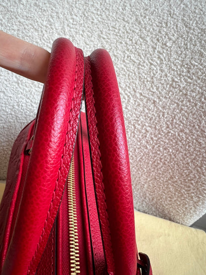 Louis Vuitton Speedy 25 Red Empreinte (RRP £1,840)