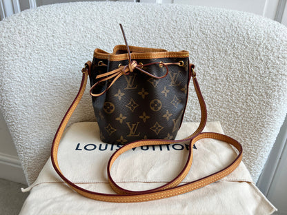 Louis Vuitton Nano Noe Bucket Bag Monogram