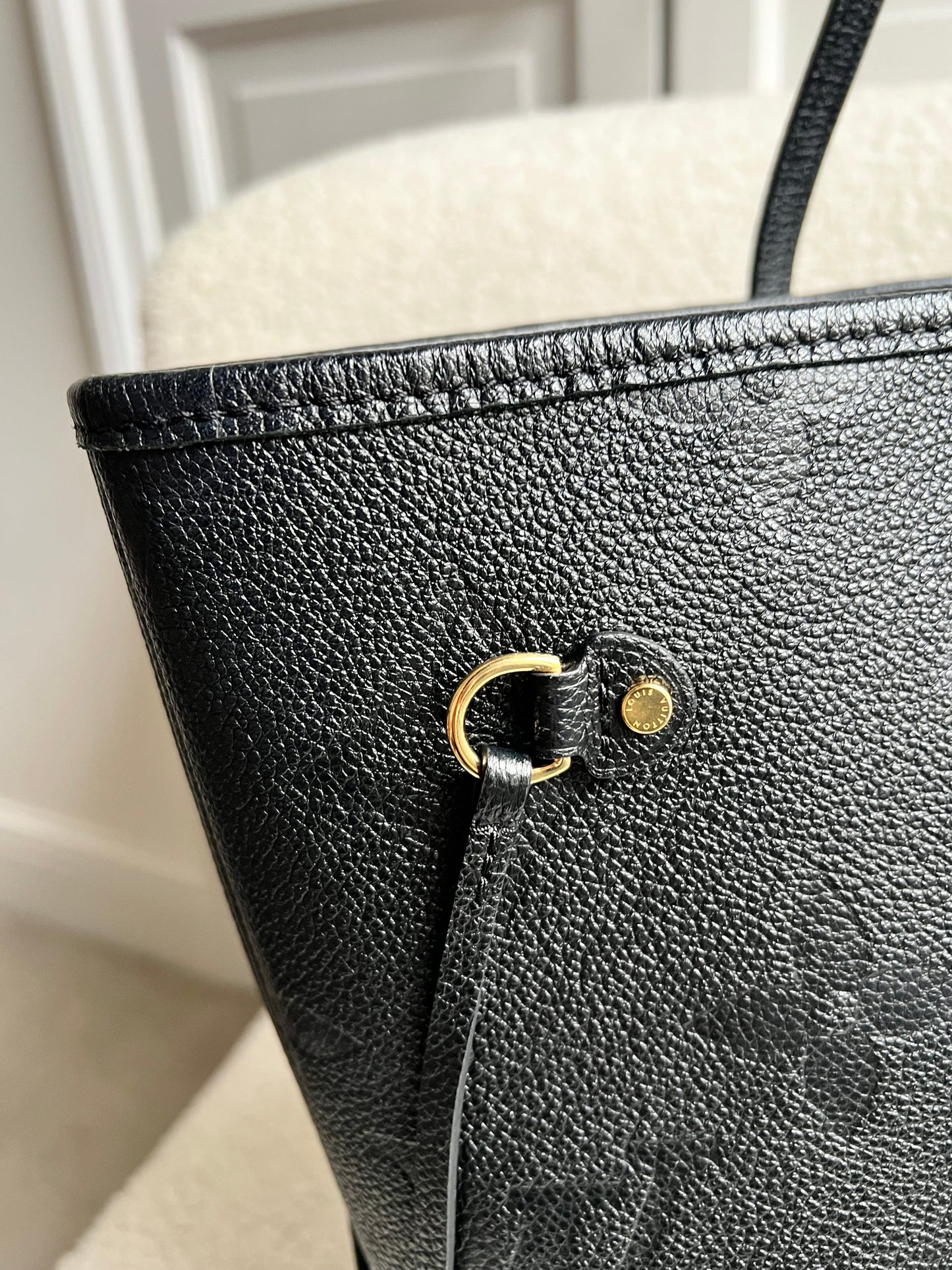 Louis Vuitton Neverfull MM Black Empreinte (RRP £1,970)
