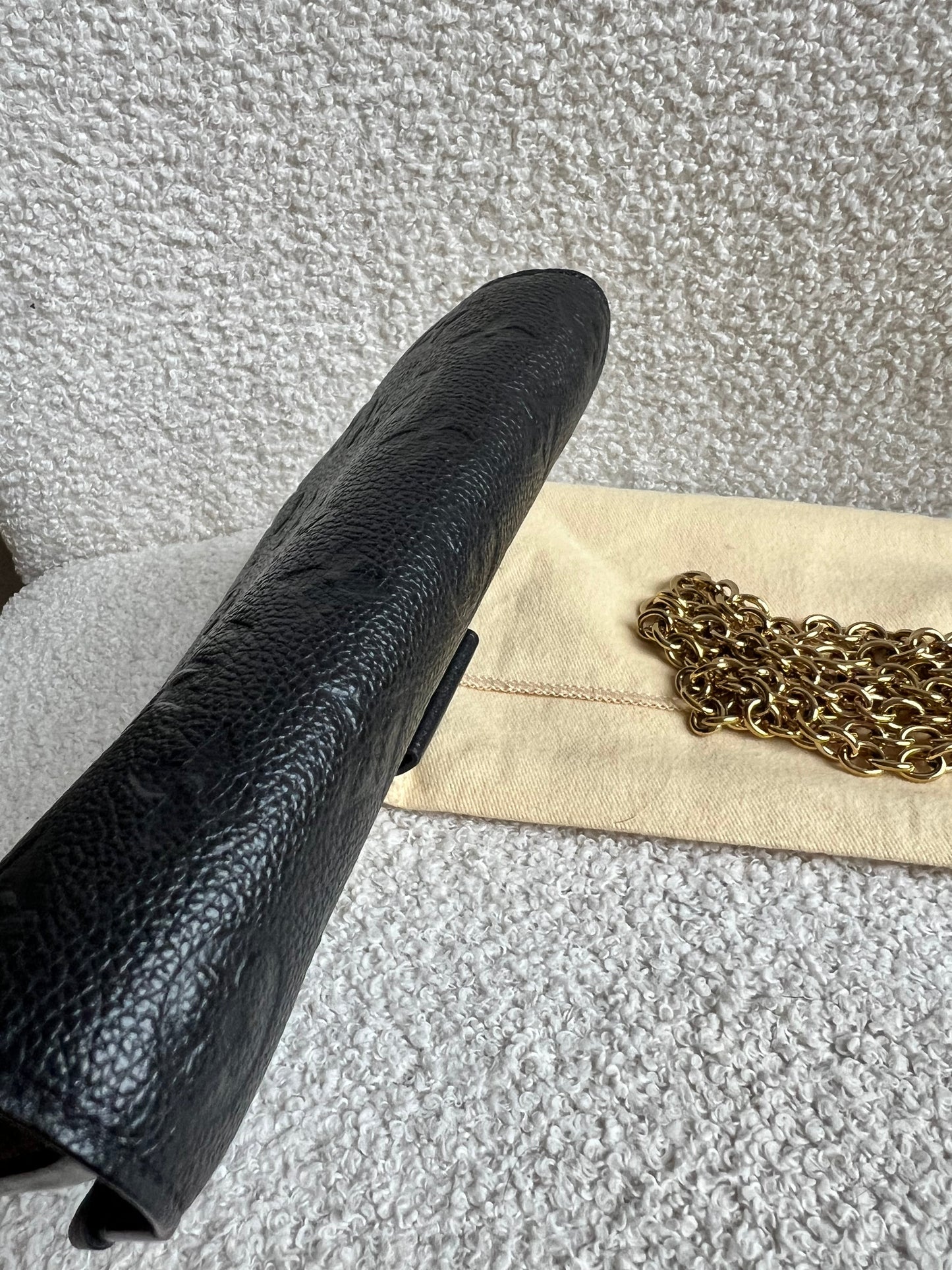 Louis Vuitton Black Empreinte Vavin Chain Wallet (RRP £1430)