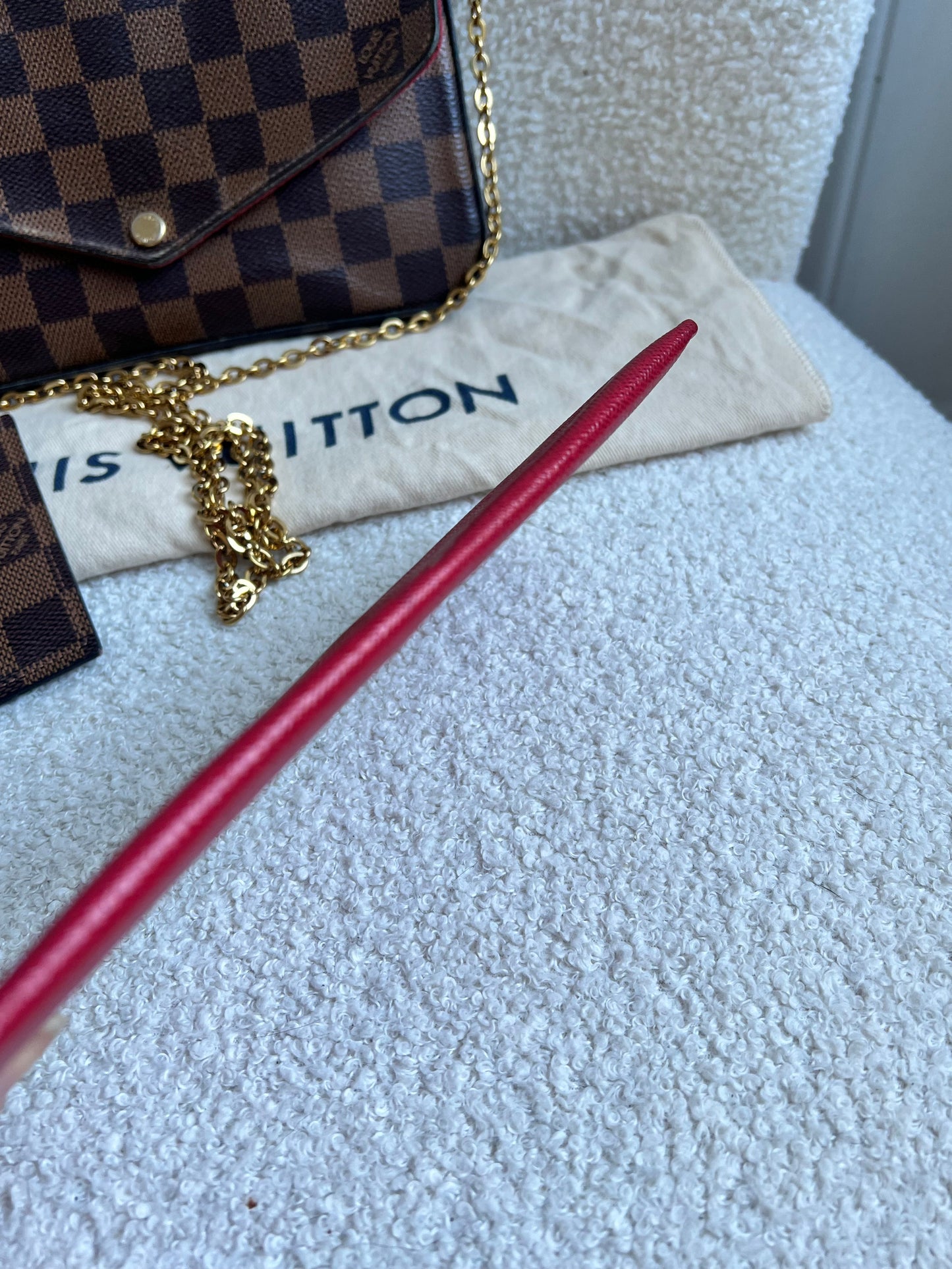 Louis Vuitton Felicie Pochette Damier Ebene (RRP £1090)