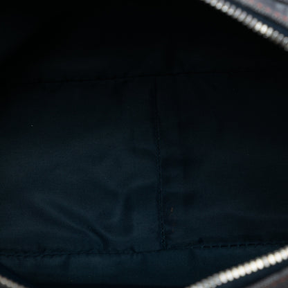 Gray Dior Diorissimo Trotter Denim Flight Shoulder Bag