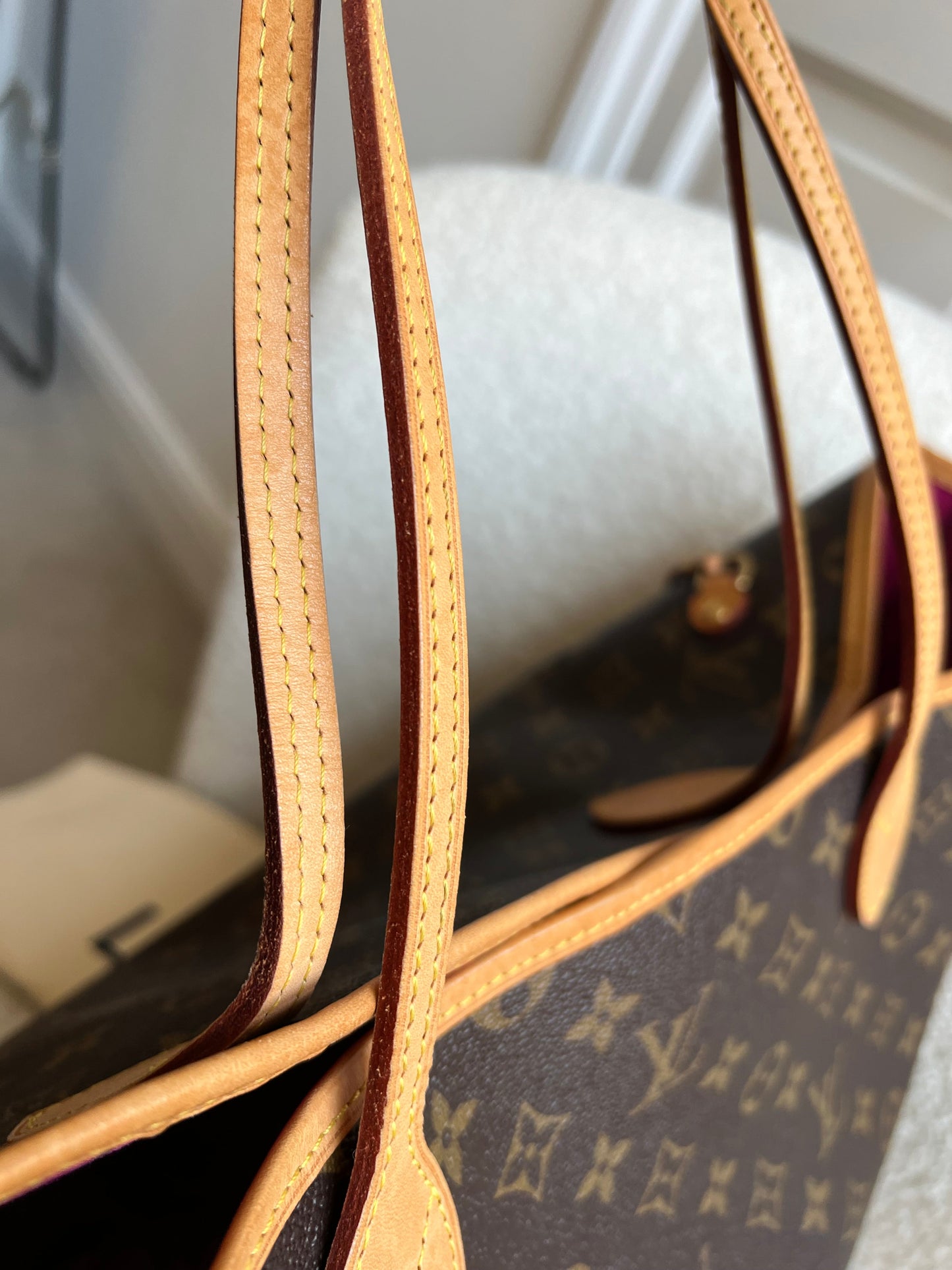Louis Vuitton Neverfull GM Monogram Pivoine Interior (RRP £1,470)