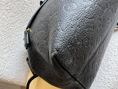 Louis Vuitton Montsouris Backpack Black Empreinte