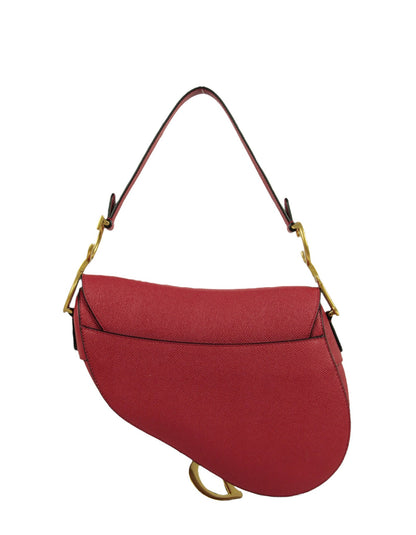 Dior Saddle Calfskin Red Crossbody