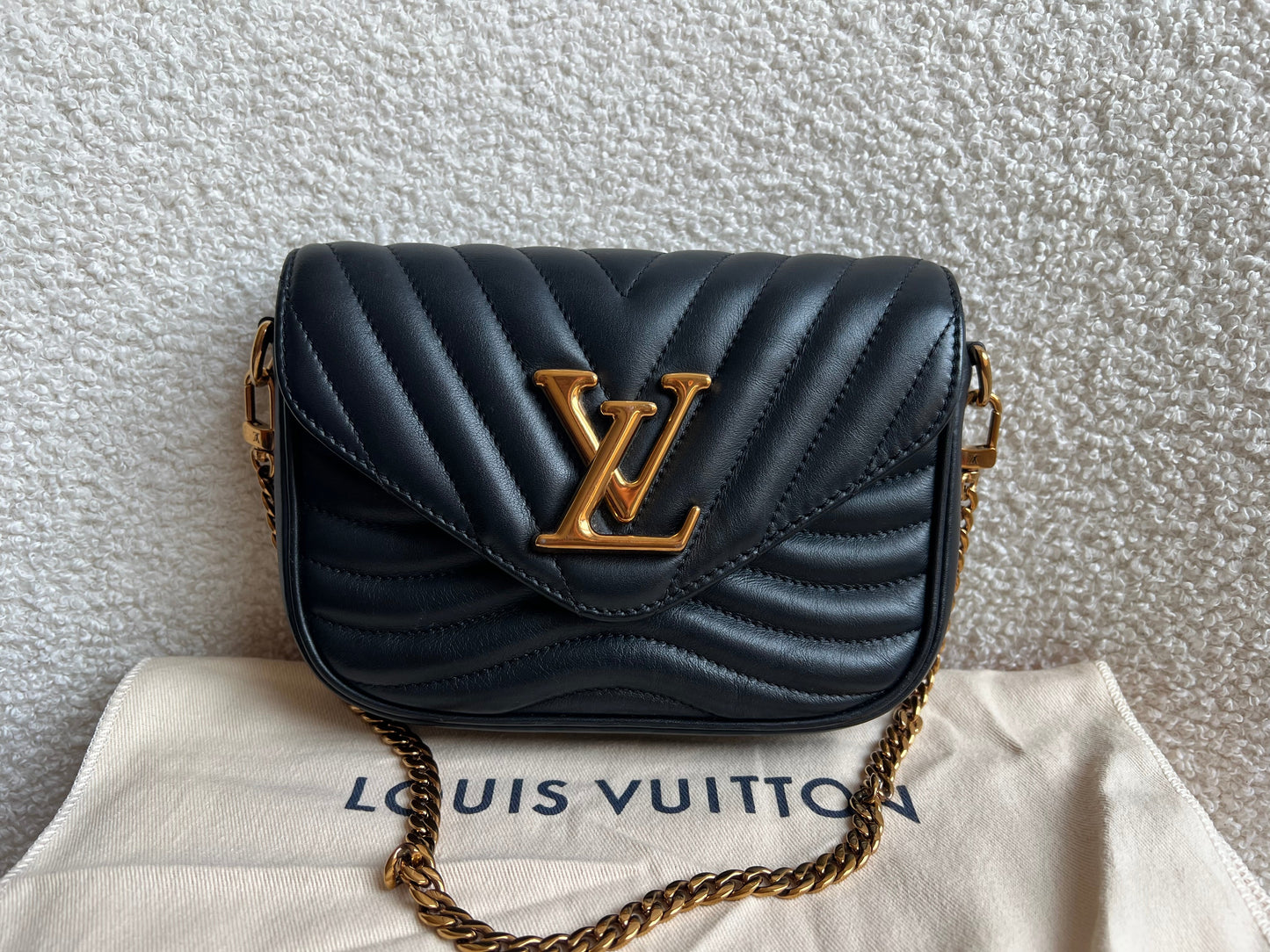 Louis Vuitton Black New Wave Multi Pochette (RRP £2070)