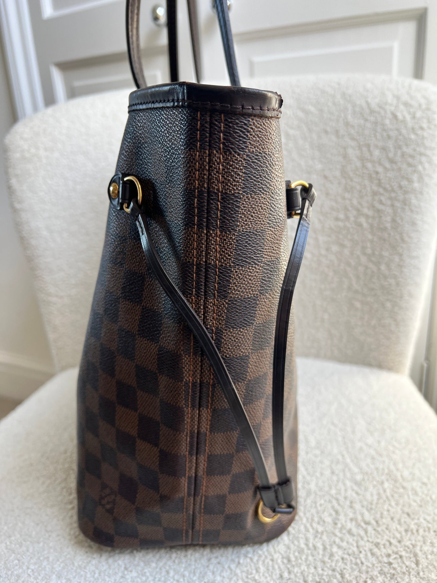 Louis Vuitton Neverfull MM Damier Ebene Cherry Interior (RRP £1,430)