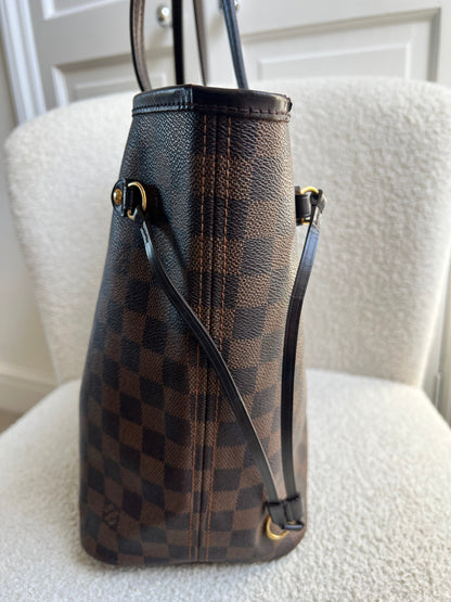 Louis Vuitton Neverfull MM Damier Ebene Cherry Interior (RRP £1,430)