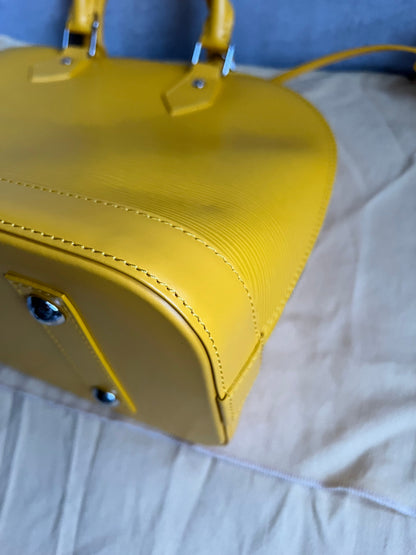 Louis Vuitton Alma PM Citron Yellow Epi (RRP £1780)
