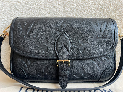 Louis Vuitton Diane Satchel Black Empreinte (RRP £2,120)