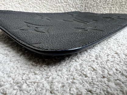 Louis Vuitton Pouch (from Neverfull) Black Empreinte