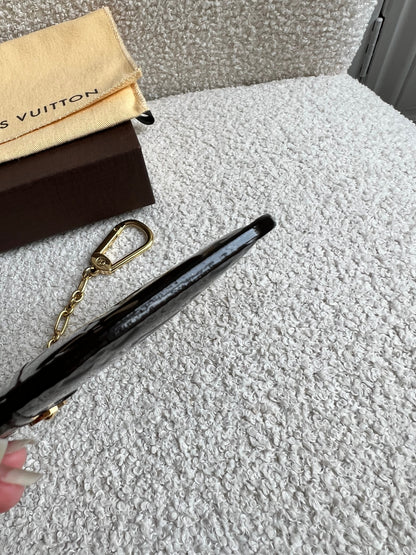 Louis Vuitton Amarante Vernis Key Pouch