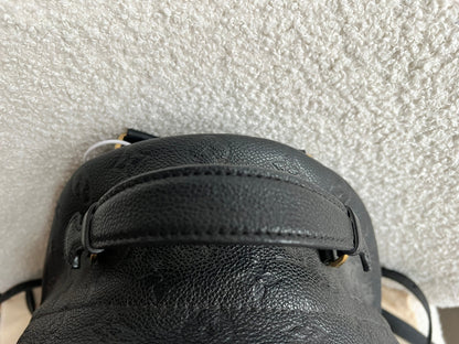 Louis Vuitton Sarbonne Backpack Black Empreinte