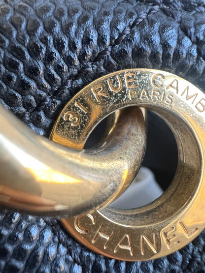 Chanel Black Caviar Grand Shopper Tote Gold Hardware (GST)