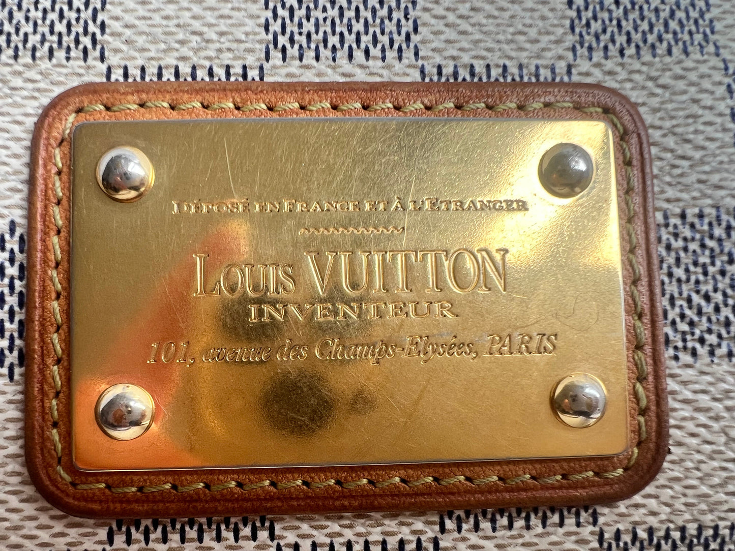 Louis Vuitton Eva Clutch Damier Azur