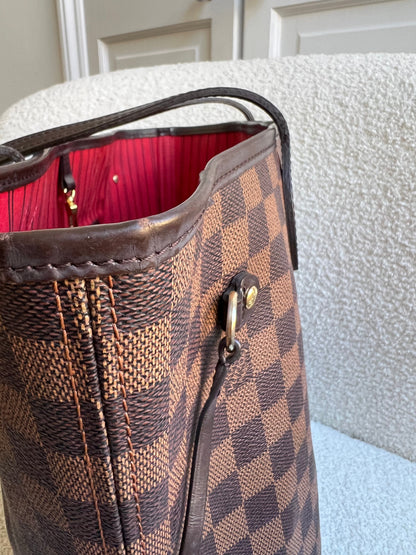 Louis Vuitton Neverfull MM Damier Ebene Cherry Interior (RRP £1,430)