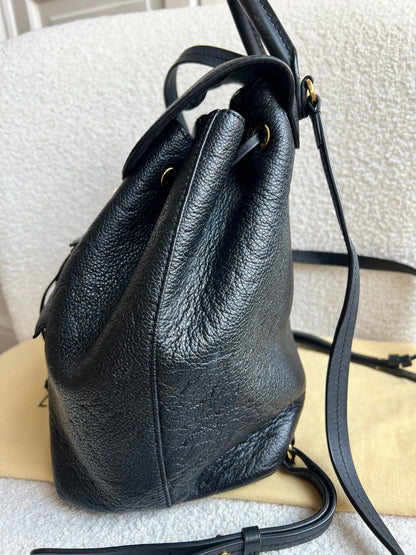 Louis Vuitton Montsouris Backpack Black Empreinte