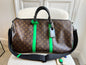 Louis Vuitton Keepall Bandouliere 50 Monogram Macassar and Minty Green (RRP £2,520)