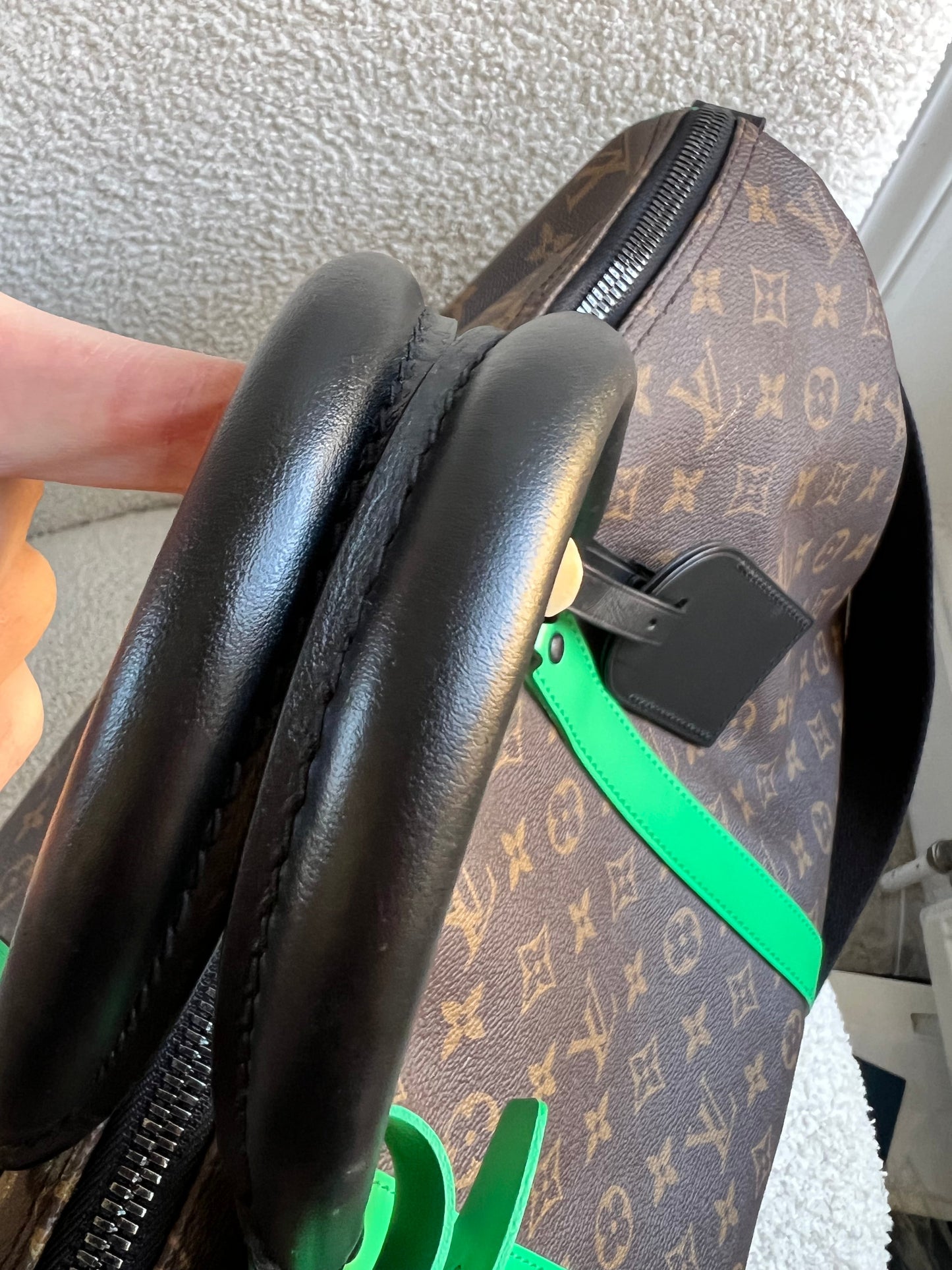 Louis Vuitton Keepall Bandouliere 50 Monogram Macassar and Minty Green (RRP £2,520)