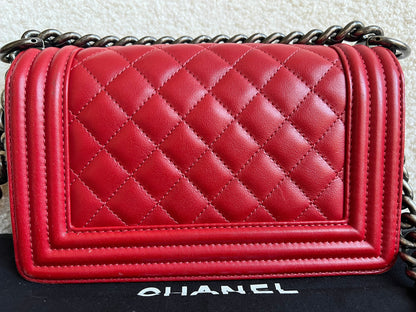 Chanel Small Red Boy Bag (RRP £5,390)