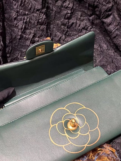 Chanel Gabrielle Calfskin Gold Shoulder Bag