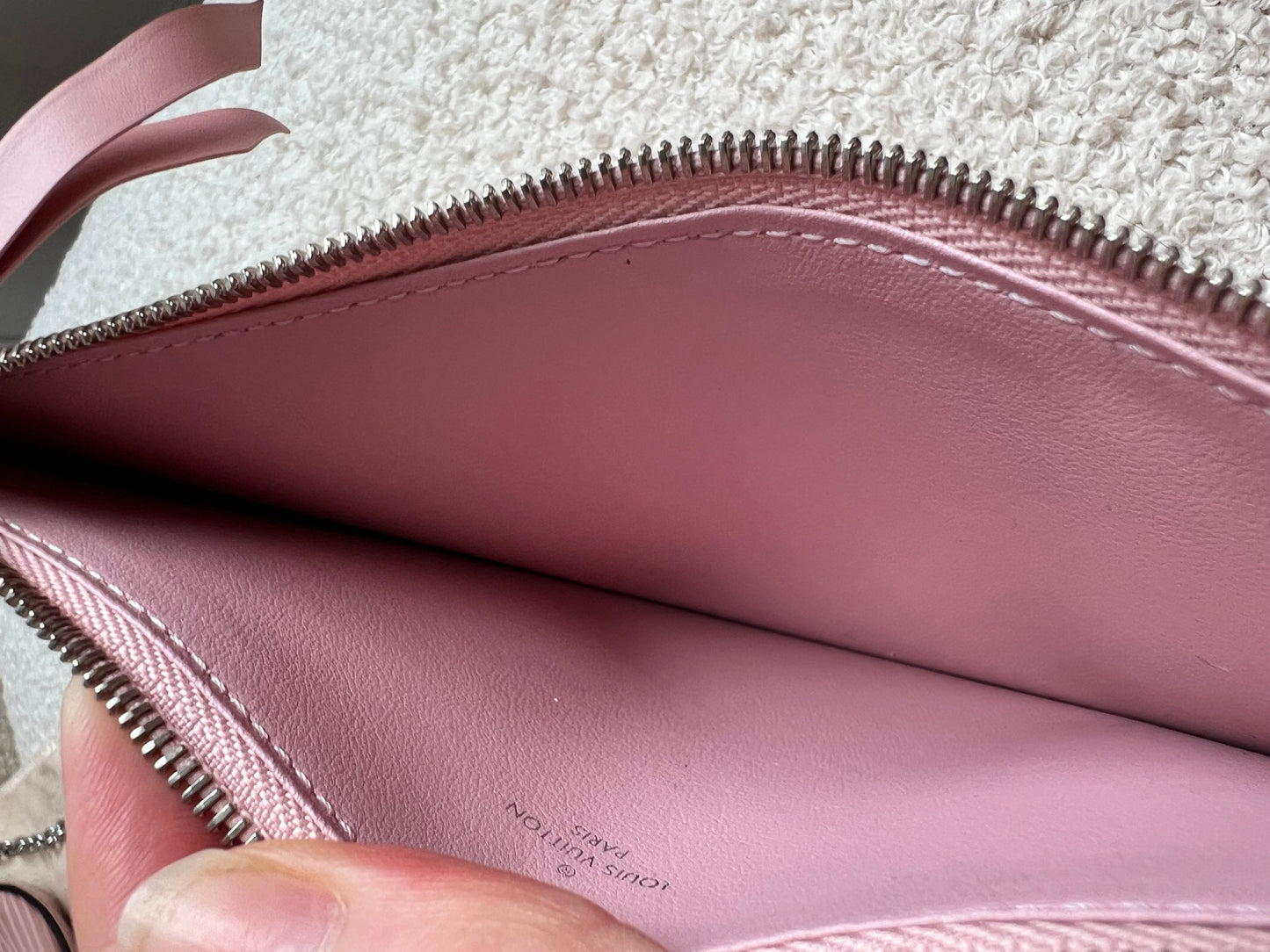 Louis Vuitton Felicie Pochette Rose Ballerine Epi (RRP £1160)