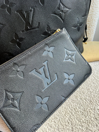Louis Vuitton Neverfull MM Black Empreinte (RRP £1,970)