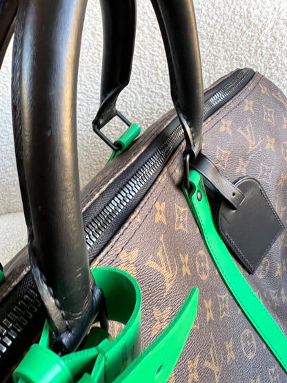 Louis Vuitton Keepall Bandouliere 50 Monogram Macassar and Minty Green (RRP £2,520)