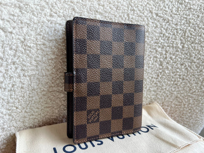Louis Vuitton Damier Ebene Small Ring Agenda Cover (RRP £290)