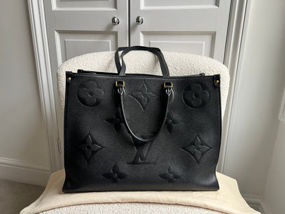 Louis Vuitton On the Go GM Black Empreinte (RRP £2,620)