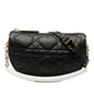 Black Dior Small Lambskin Cannage Dior Vibe Hobo Satchel