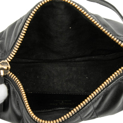 Black Dior Small Lambskin Cannage Dior Vibe Hobo Satchel