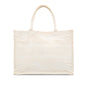 Dior Book Tote Leather Tote Bag White